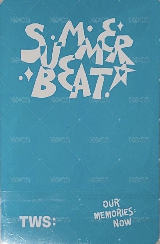 SUMMER BEAT! yzy 澳門sc 特典卡  背面