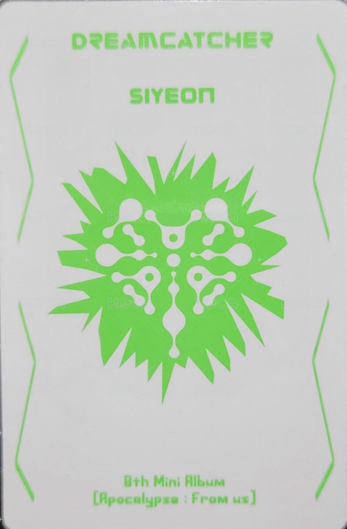 迷你八輯 專輯卡 (限量專專卡) 背面