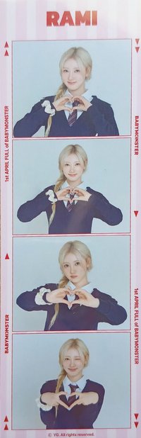 一週年寫真書 yg 人生四格卡 