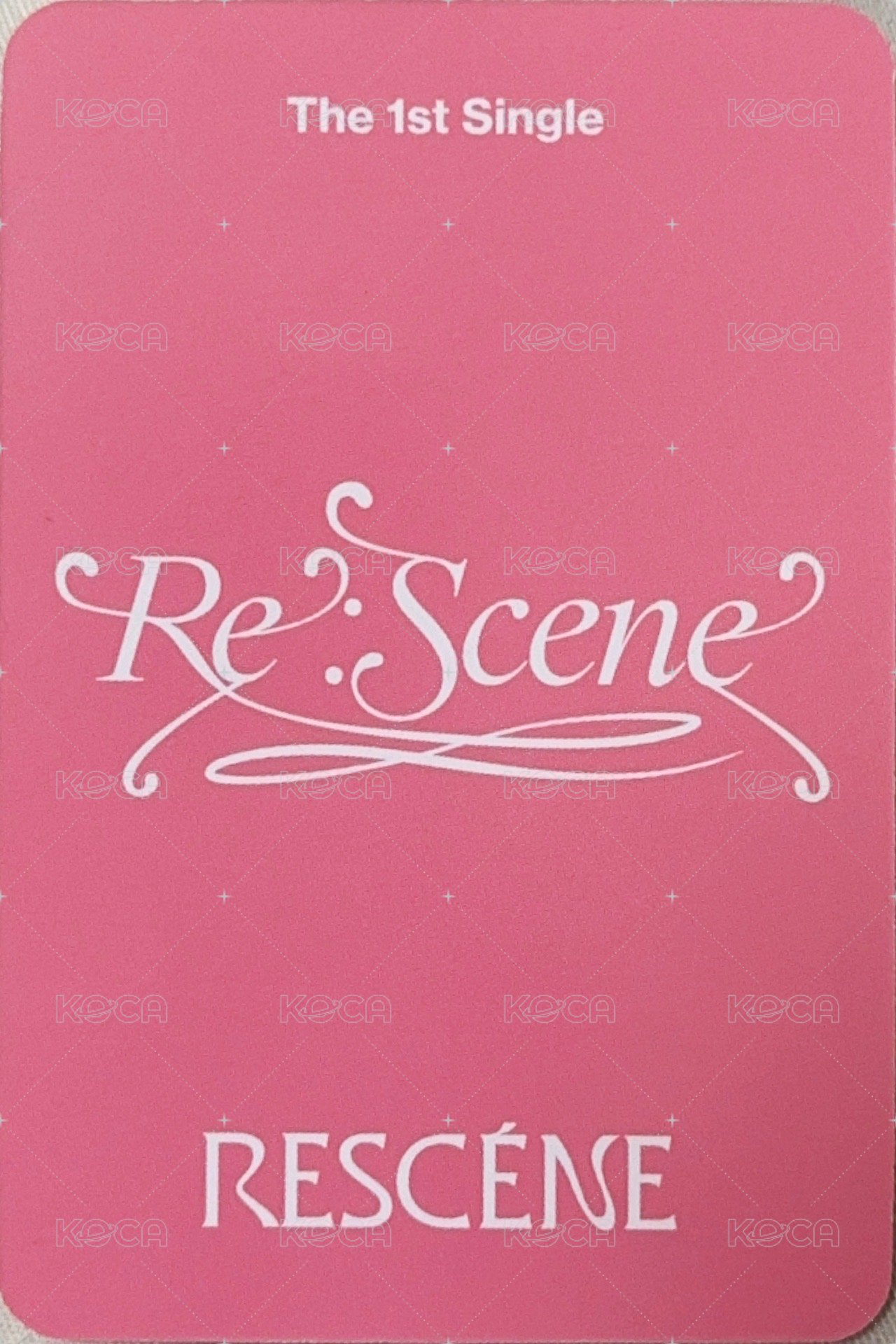 Re:Scene am 1.0線上 簽售卡  背面