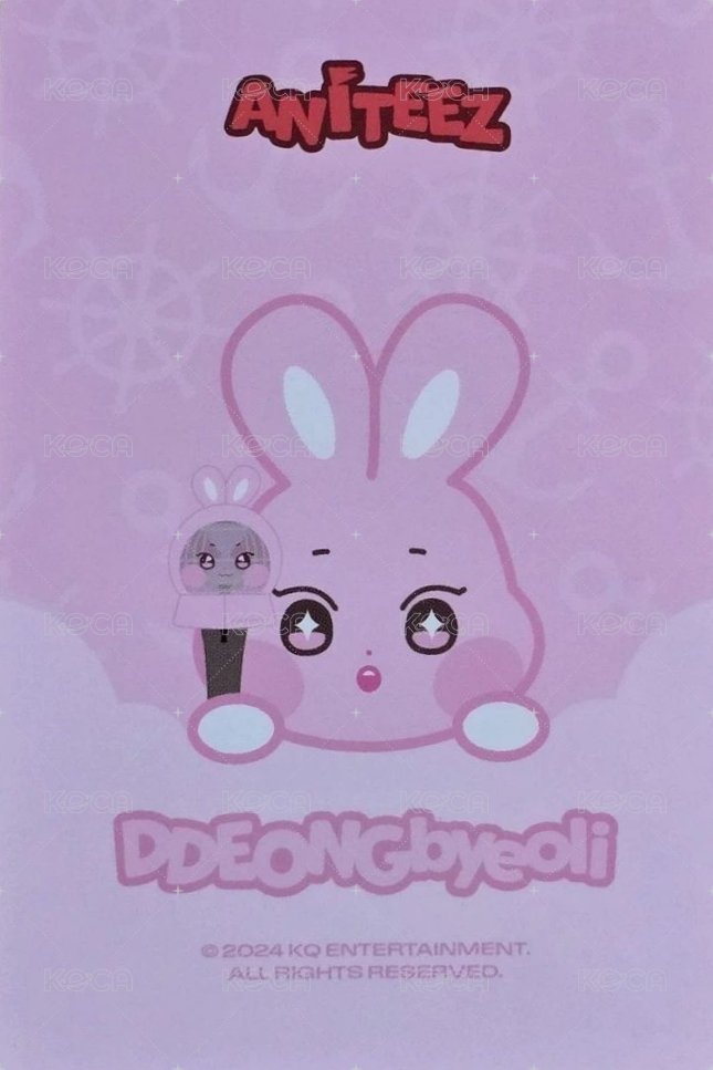 ANITEEZ IN ILLUSION 周邊卡 LIGHT STICK COVER 背面