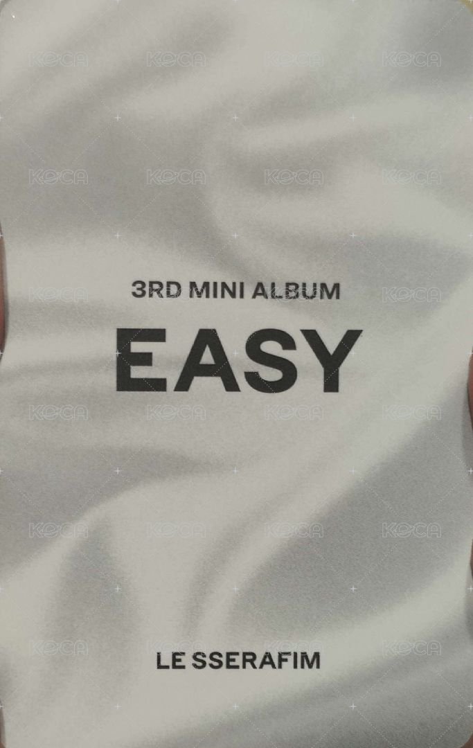 EASY 日咖 特典卡 預售 PB VER. 背面