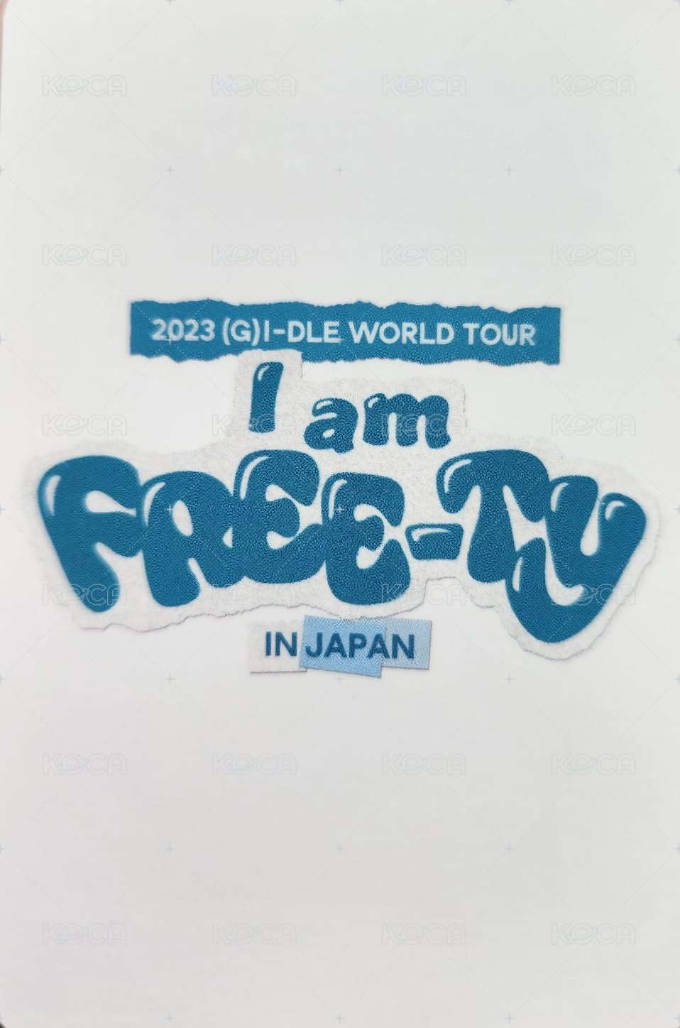 I feel mumo 2.0 特典卡  背面