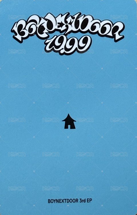 19.99 yzy 1.0 簽售卡 6 背面