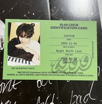 19.99 專輯ID卡 明宰鉉