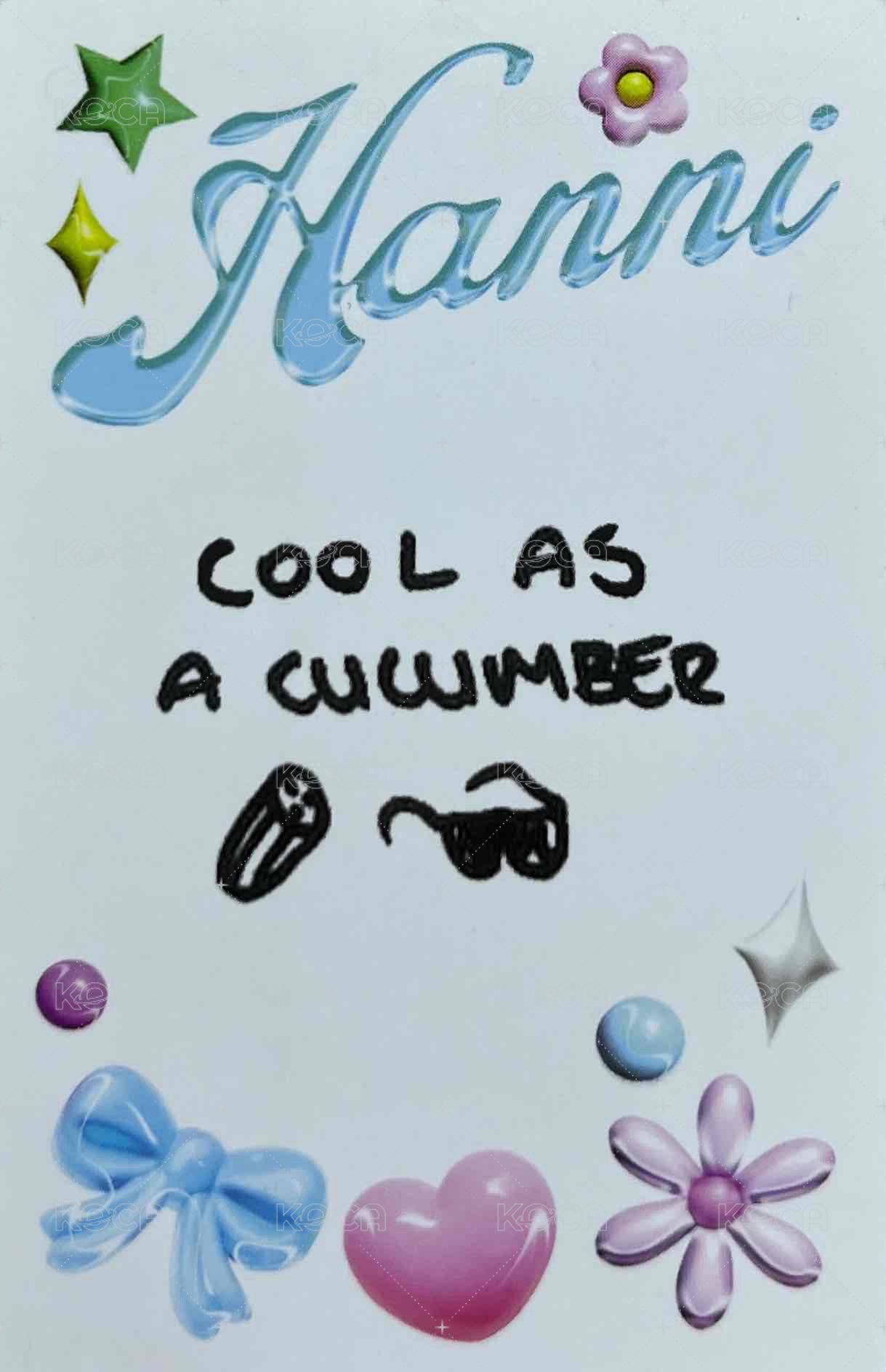 Get Up 專輯卡 WVS B ver. 背面