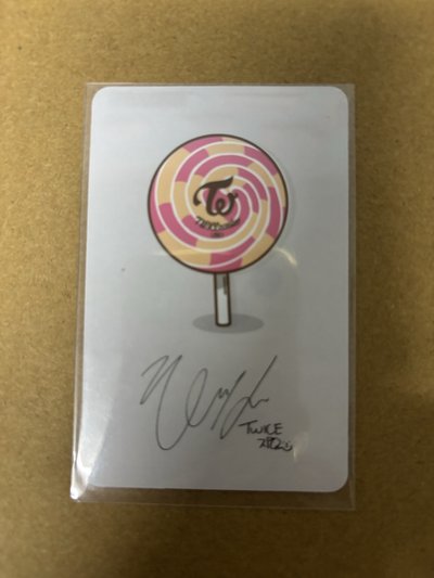 twice 志效 TWICEcoaster: LANE 1 專輯卡 