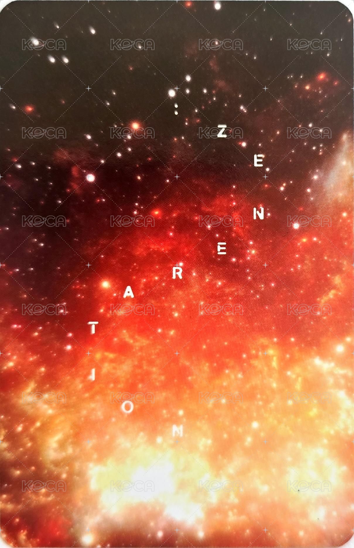 THE BOYZ 2ND WORLD TOUR : ZENERATION 周邊卡 水晶紙鎮 背面