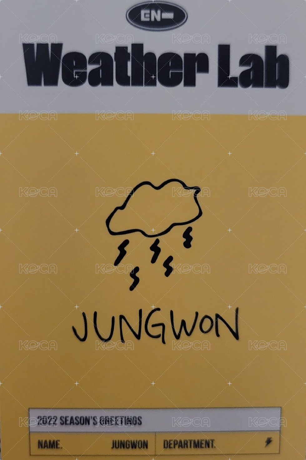 22年曆 年曆卡 22年曆元 背面