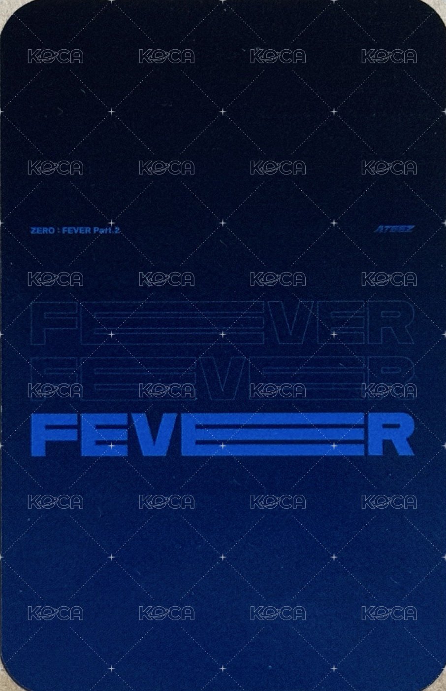 Fever pt.2 MK MEDIA 簽售卡  背面