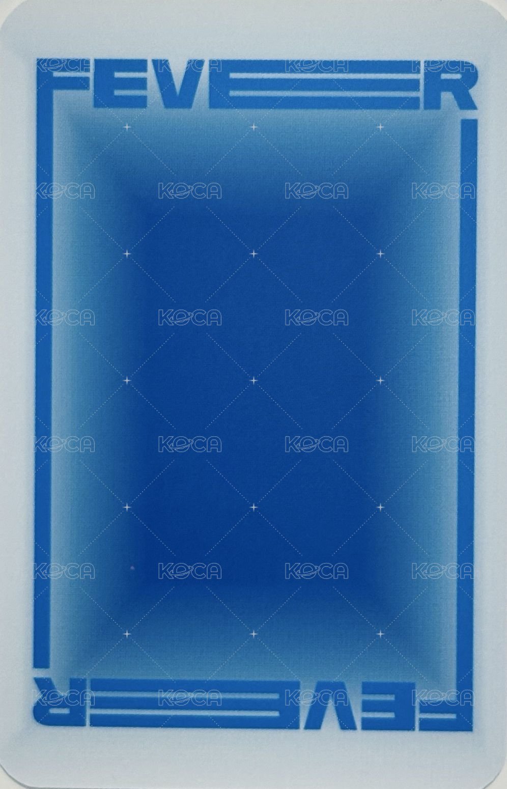 Fever pt.3 Kpopstore 4.0 簽售卡  背面