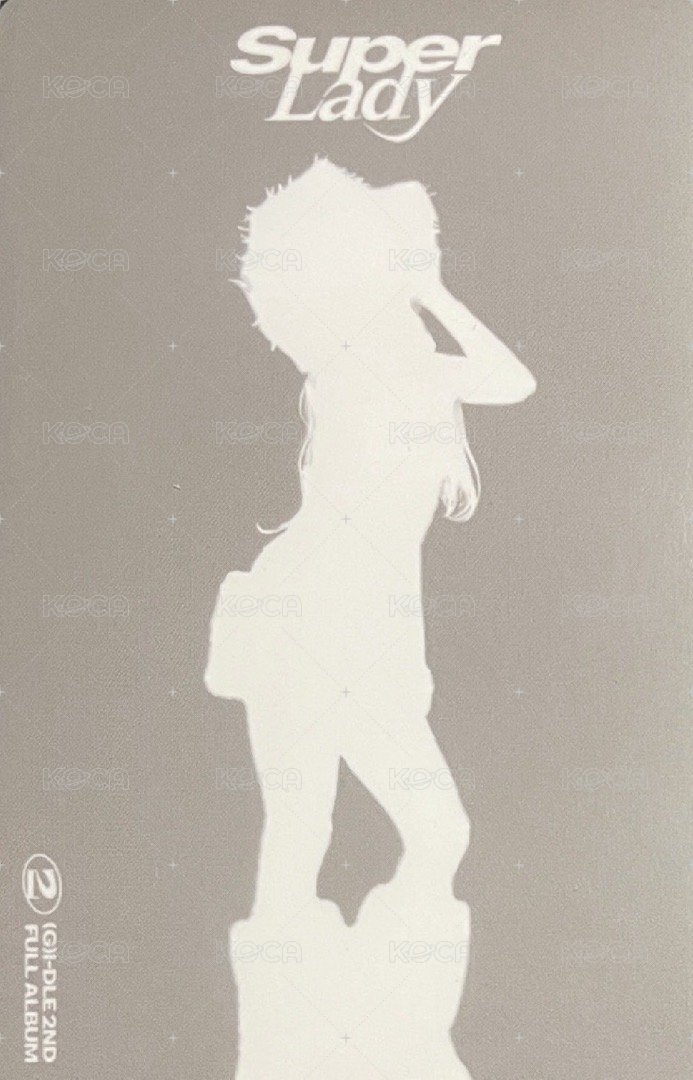 正規二 專輯卡 ver.jc 背面