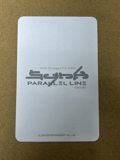 aespa Karina 柚子 二巡 隨機卡 首爾安可場 柚