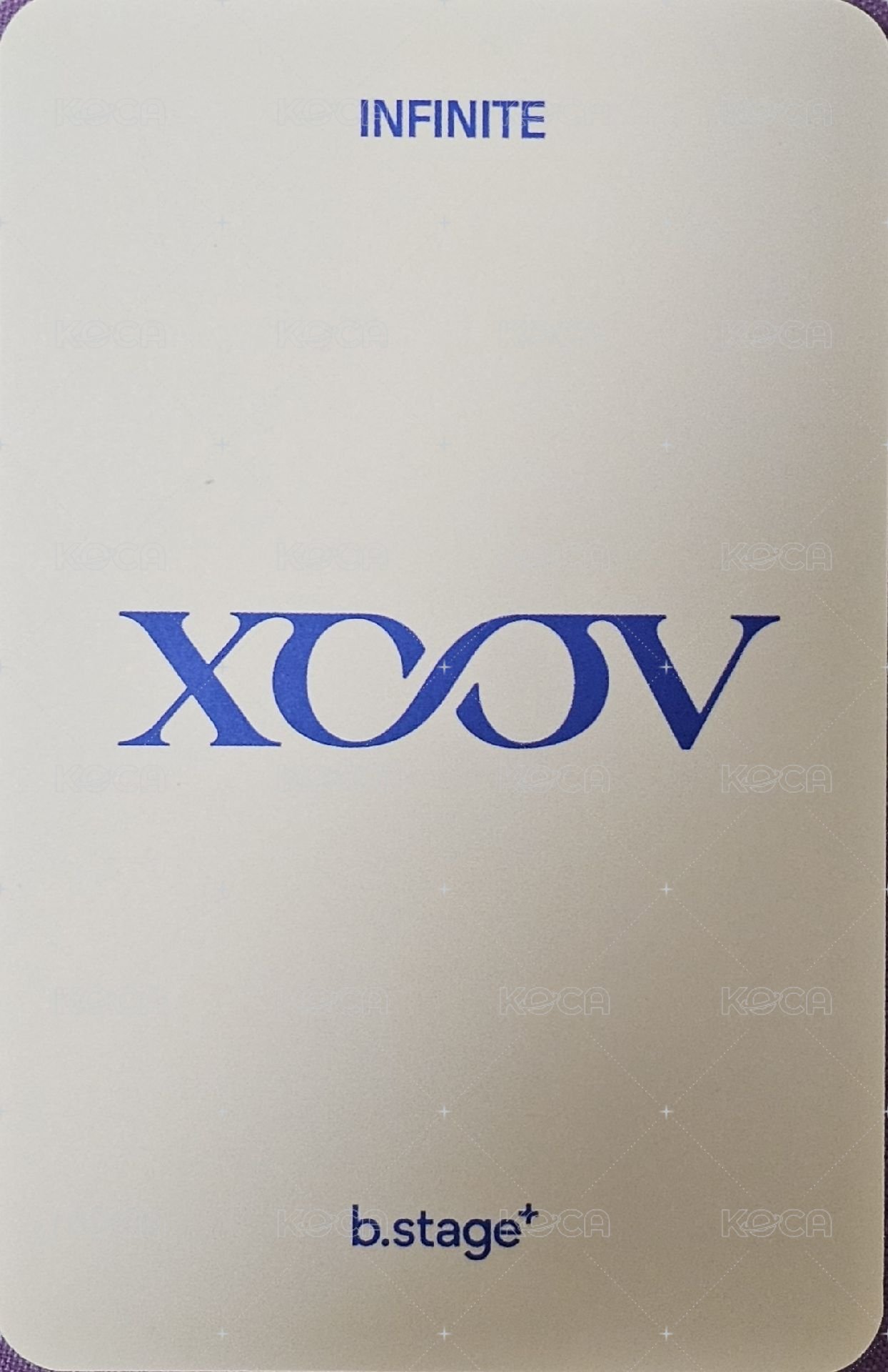 LIKE INFINITE bstage PRE-ORDER 特典卡  背面