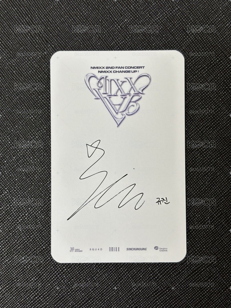 NMIXX 2ND FAN CONCERT IN TAIPEI Day 2 入場卡 圭