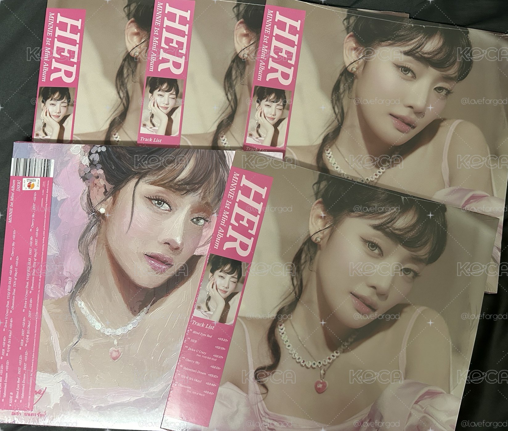 I-DLE MINNIE SOLO粉膠二販 全新未拆