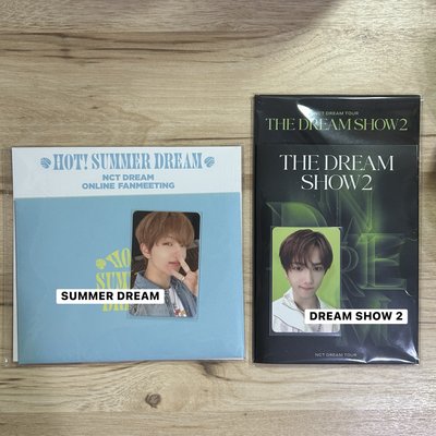 NCT DREAM SMCU 志晟AR小卡組 徽章小卡組