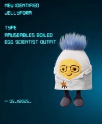 太空系列 S娃 Boiled Egg Scientist Outfit 科學家蛋蛋