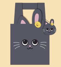 BOSS RIIZE 上海 購物袋 兔喵鴨