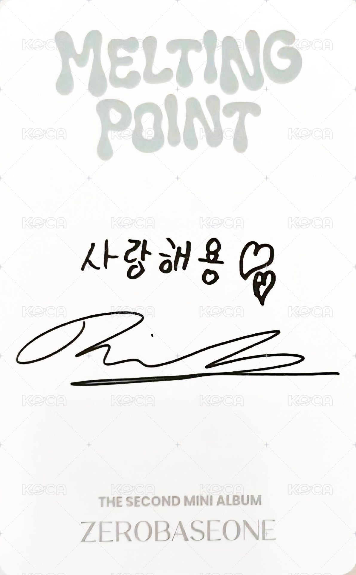 迷二 專輯卡 DIGIPACK ver. 背面