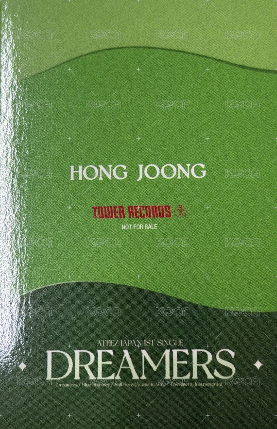 DREAMERS 滿額卡 5000円 背面