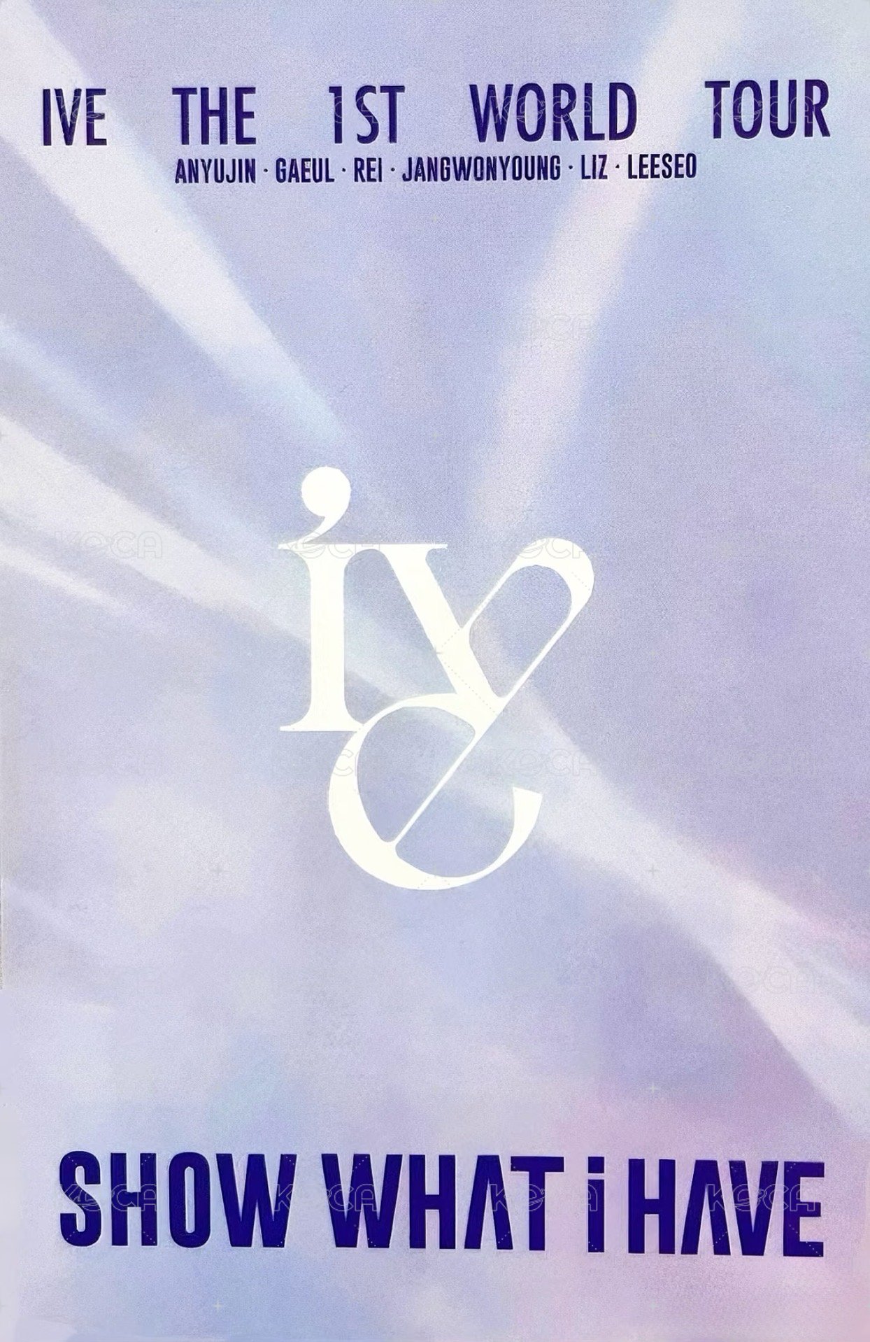 SHOW WHAT I HAVE k4 特典卡  背面