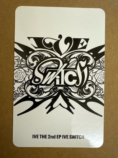 IVE SWITCH 船特 單封 特典卡 員