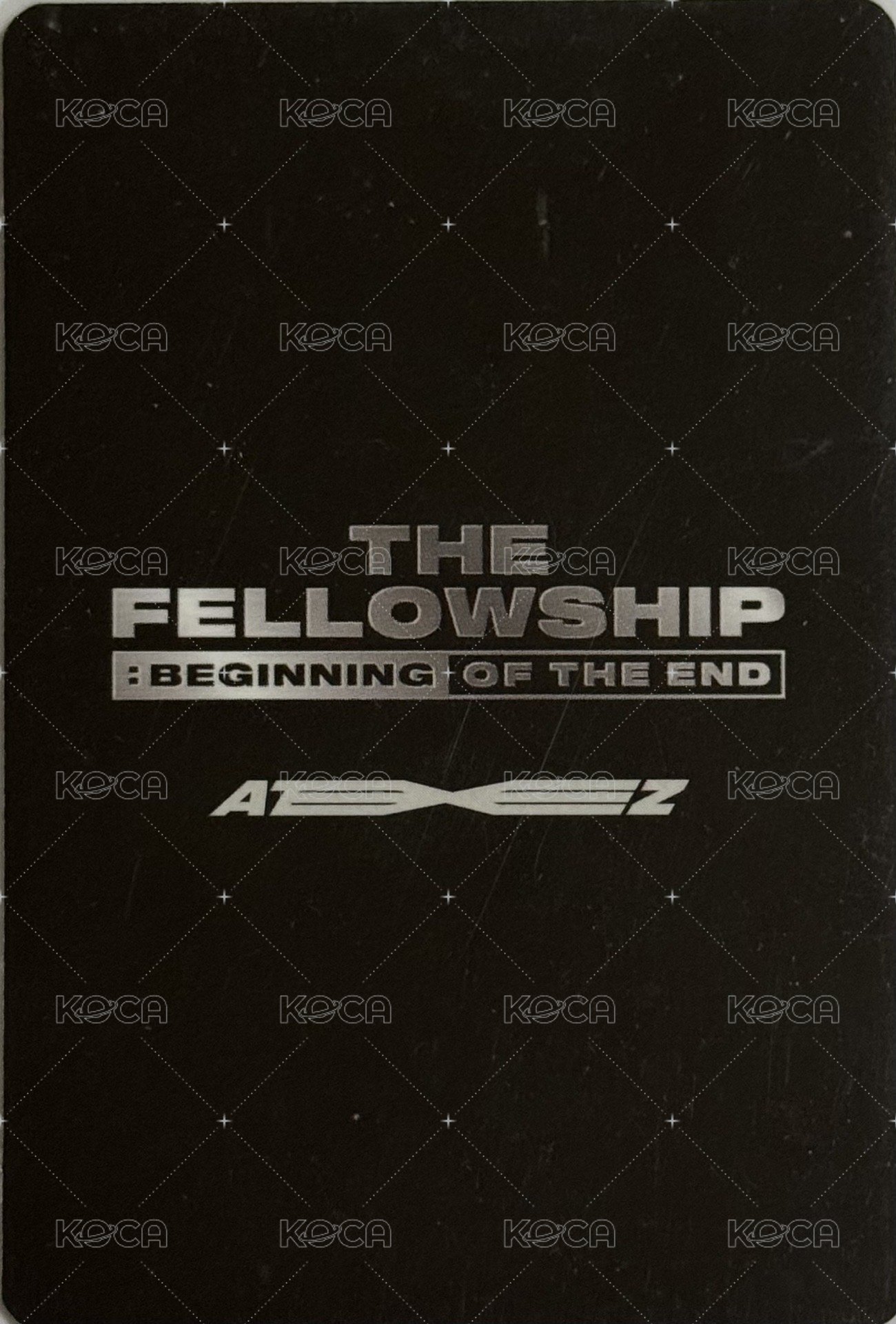 Beginning of the End 入場卡 / 場限卡 彩排 背面