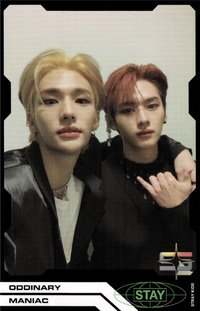 ODDINARY 專輯卡 黑版雙人卡