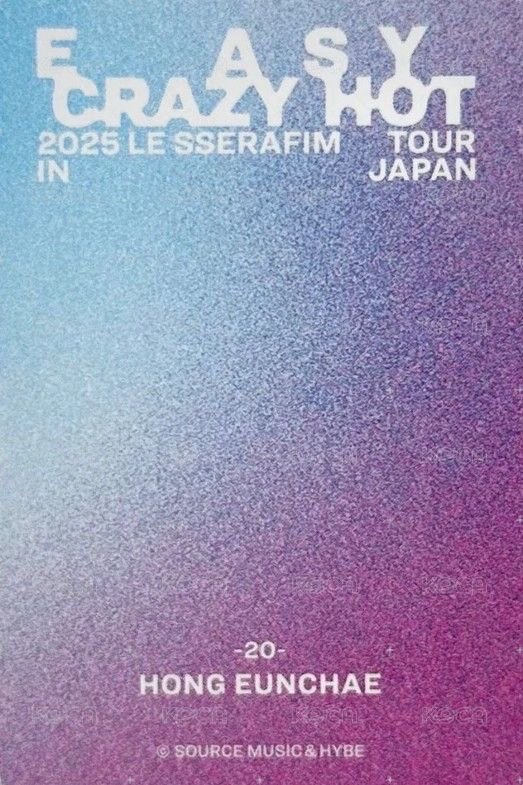 25‘巡迴 JP 隨機卡 20 背面