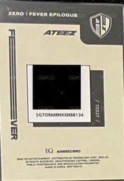 ZERO : FEVER PLATFORM ver. 專輯卡 QR 背面