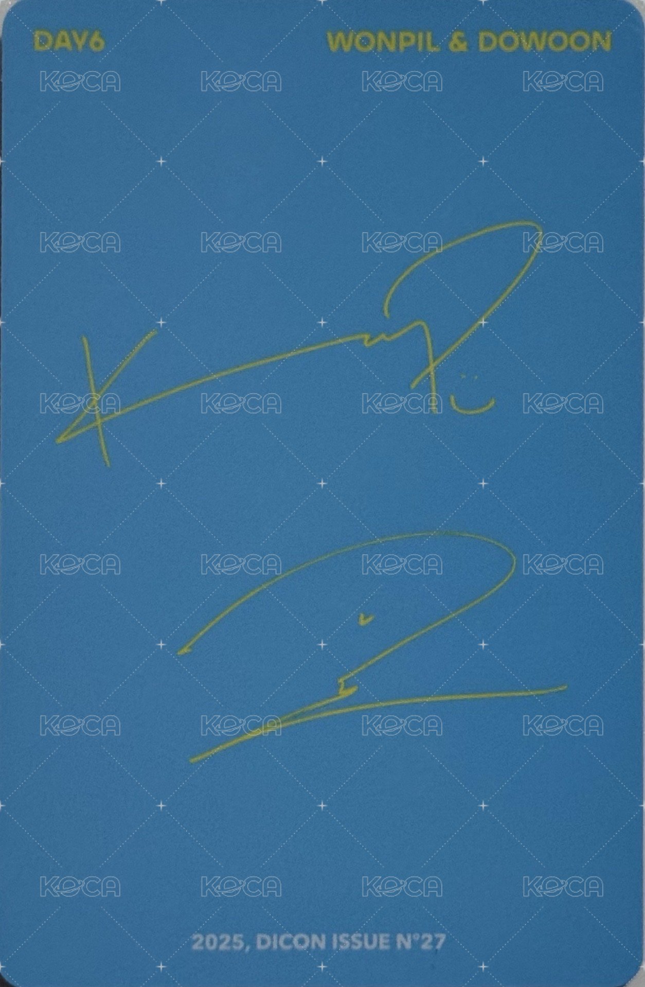 D社雜誌 雜誌卡 雙人卡 A版 背面