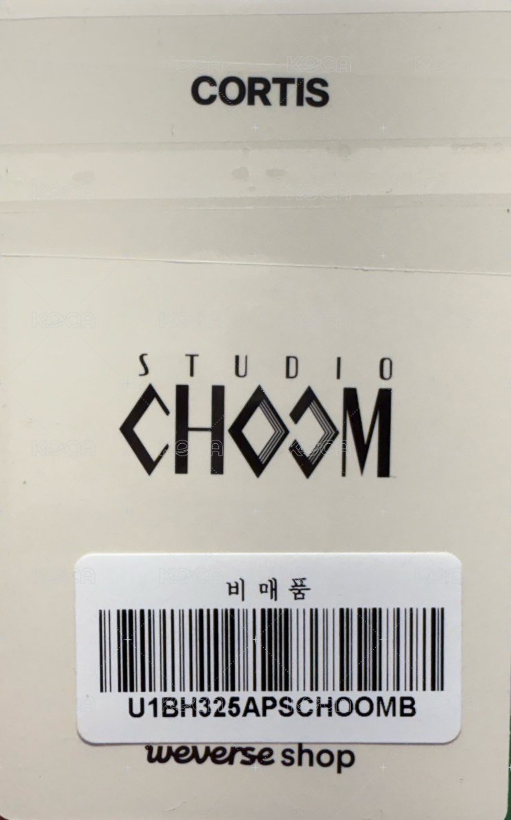 迷一 YT st 電子專 直播卡 STUDIO CHOOM 背面