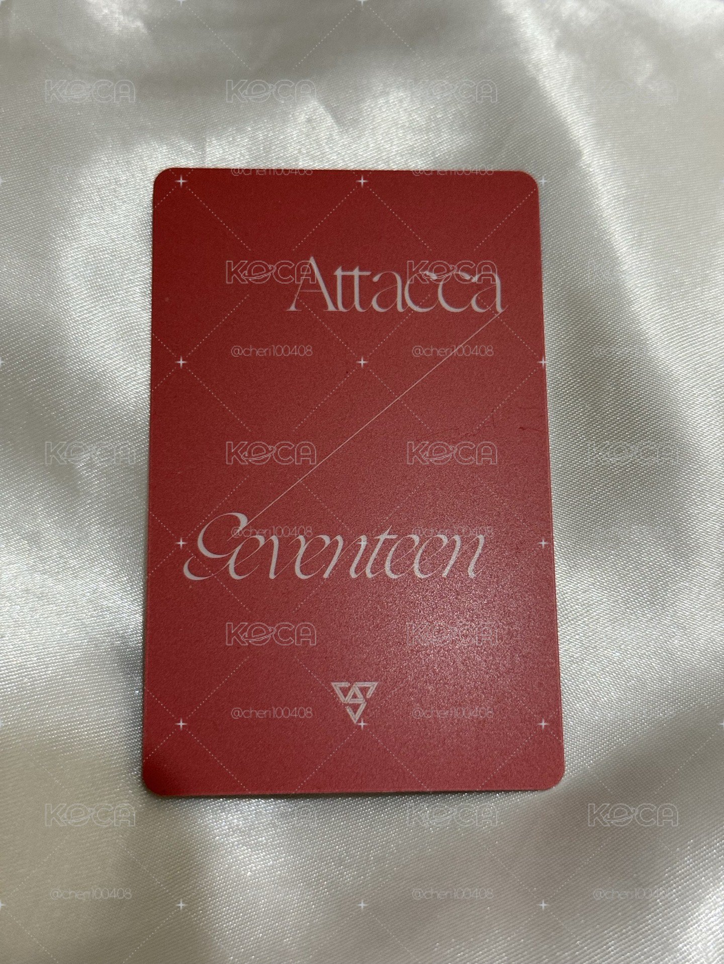 SEVENTEEN S.COUP ATTACCA 特典卡