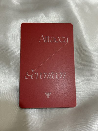 SEVENTEEN S.COUP ATTACCA 特典卡