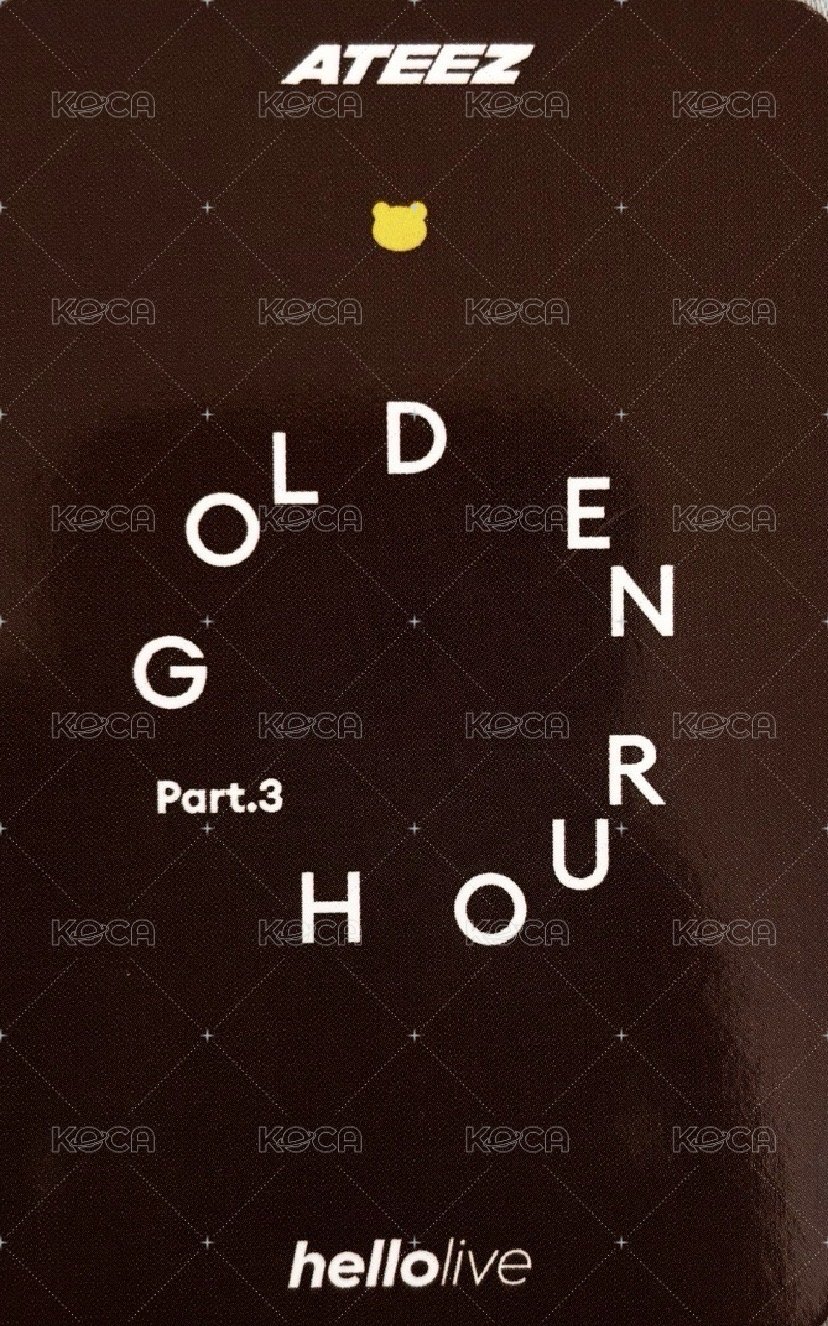 GH3 hl 簽售1.0 簽售卡 蜜茶熊ver. 背面