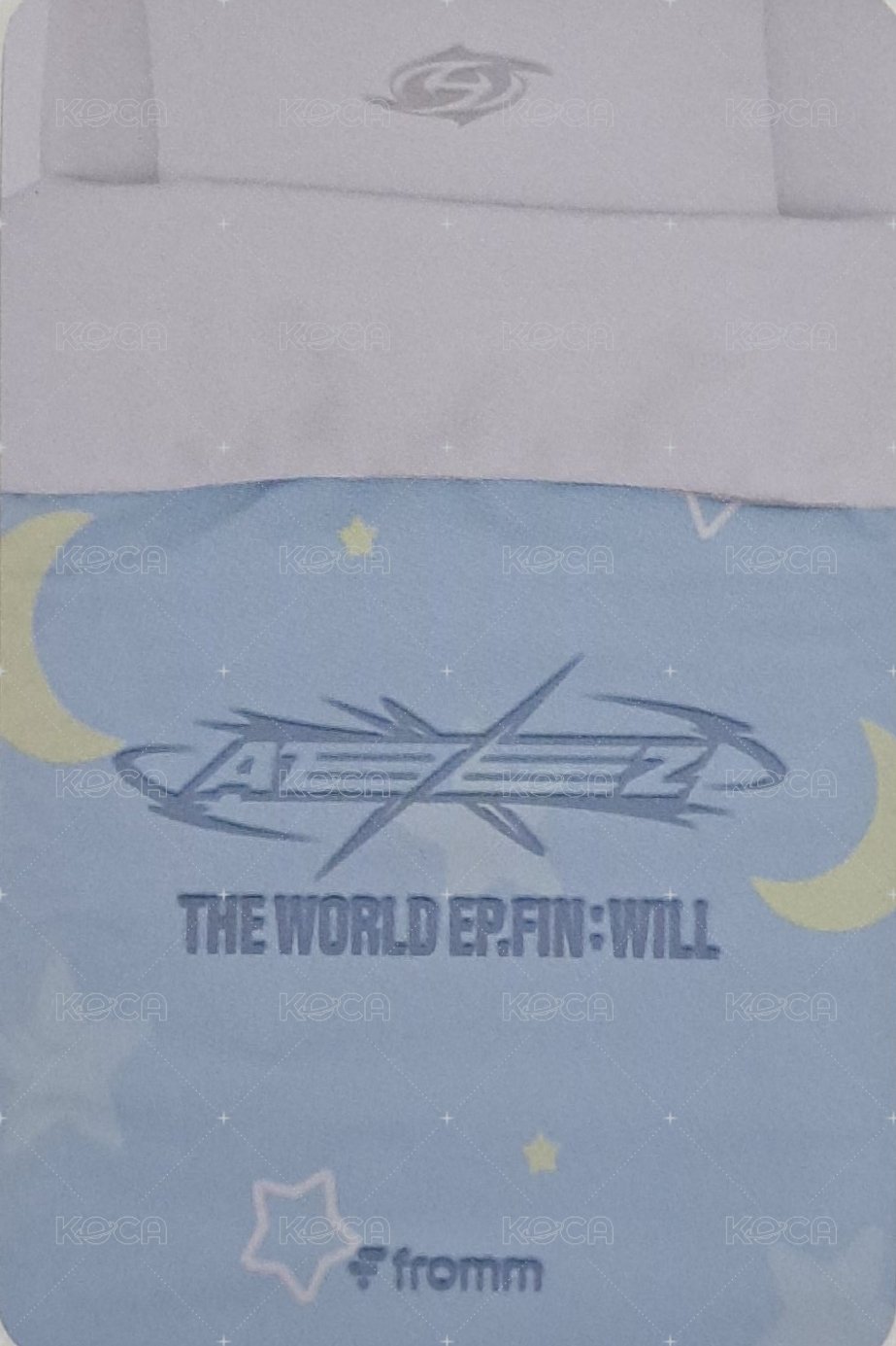 Will fromm 5.0 簽售卡  背面