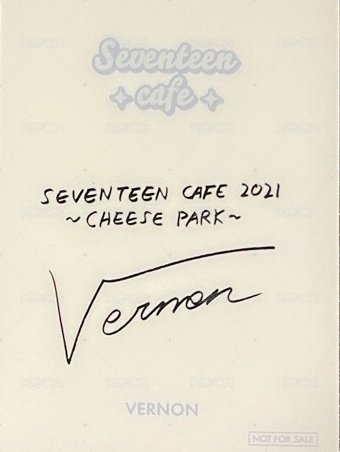 21‘CAFE CP 入場卡 / 場限卡 Cheese Park Reservation Benefit 背面