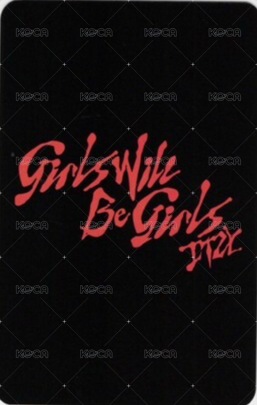 GWBG mp 預售 特典卡  背面