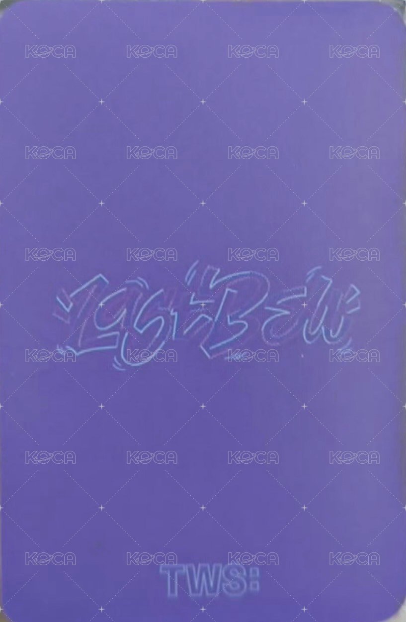 Last Bell yes24 單封 特典卡  背面