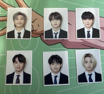 BTS會員禮小卡、大頭貼