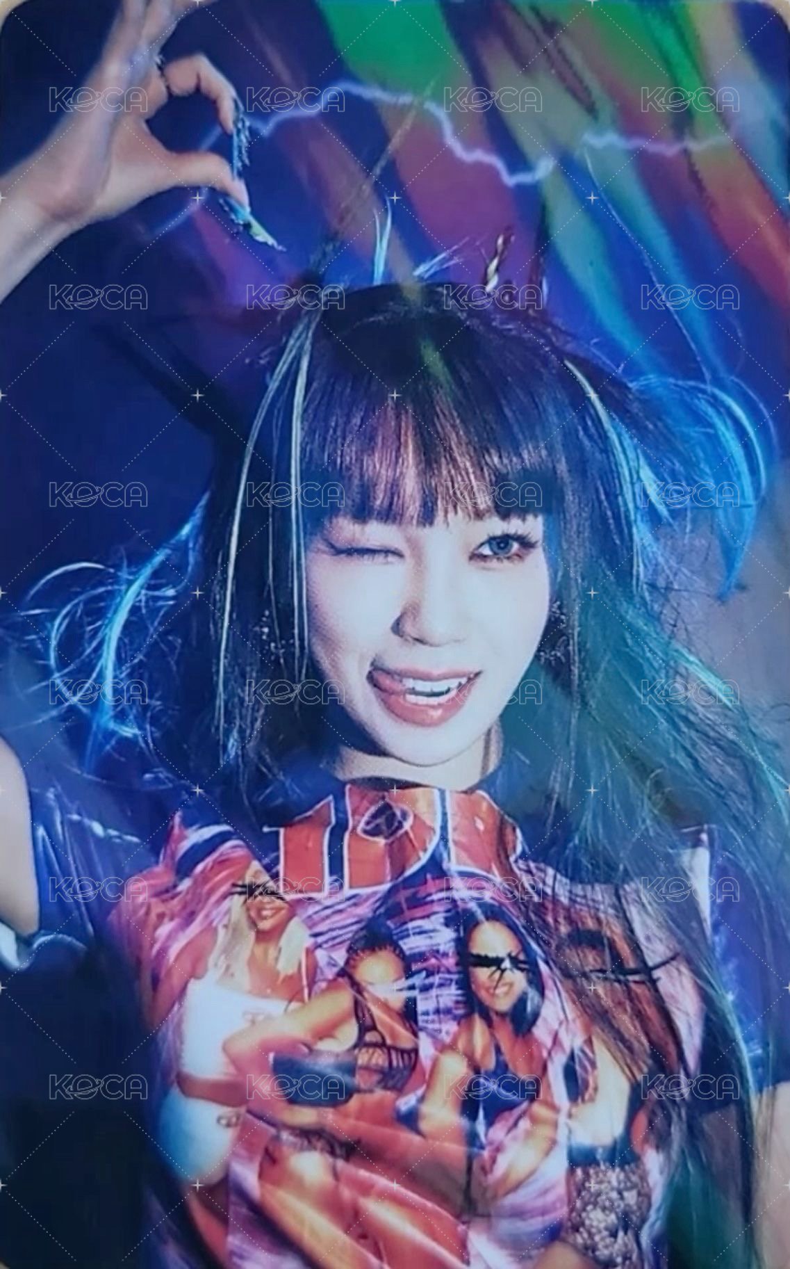 CRAZY 日咖 單封預售 特典卡  正面