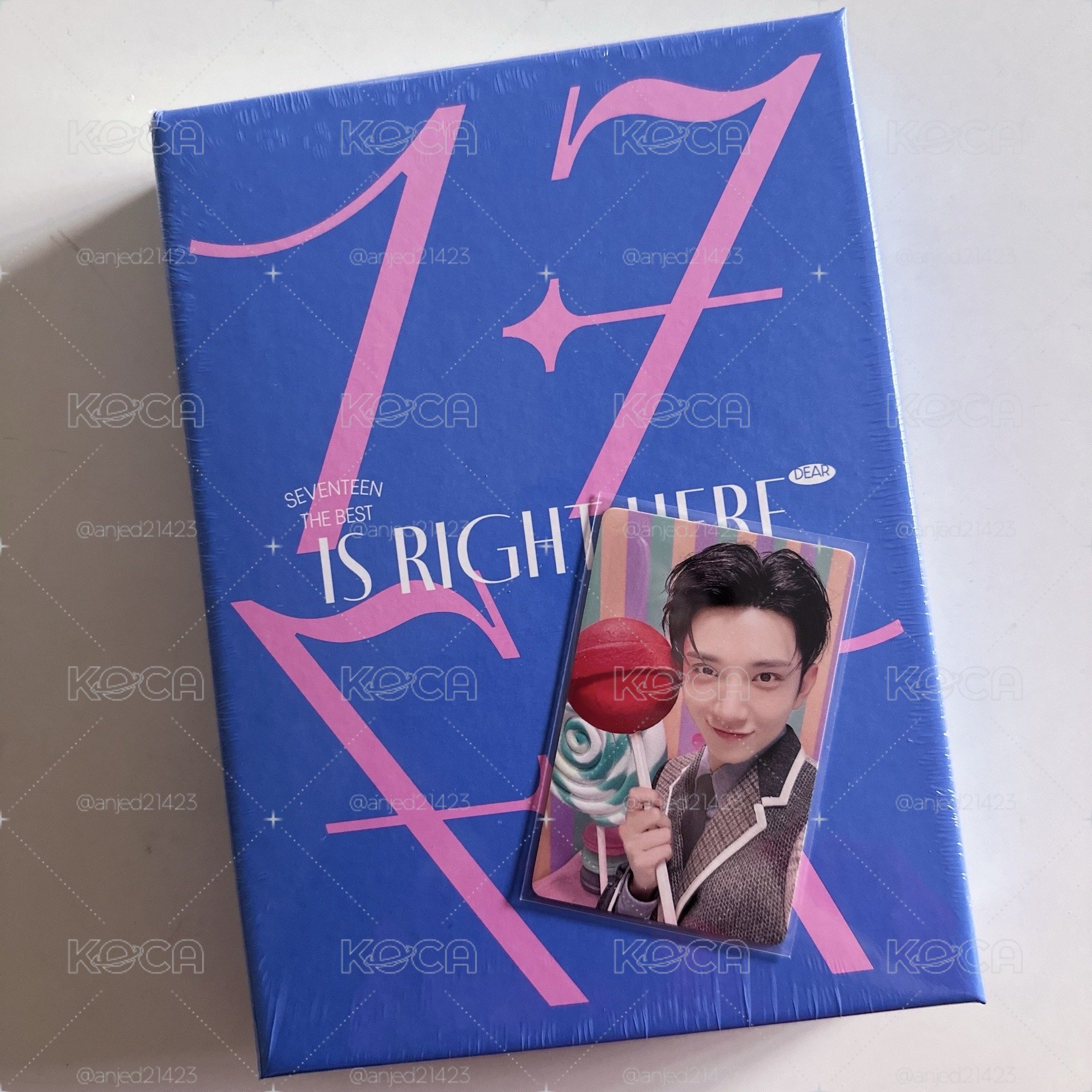 SEVENTEEN 精選專 Dear版 克拉盤 yzy特典卡