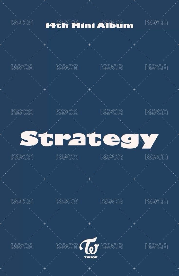 STRATEGY 專輯卡 Step 4 ver. 預售禮 背面
