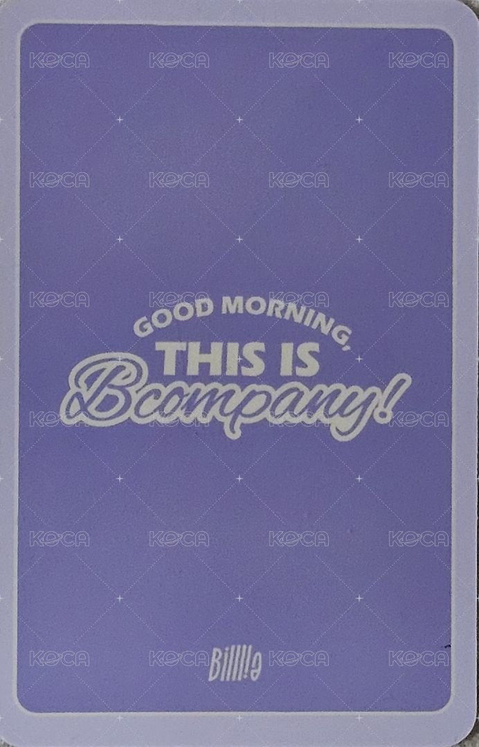 2025年曆 k4 特典卡  背面