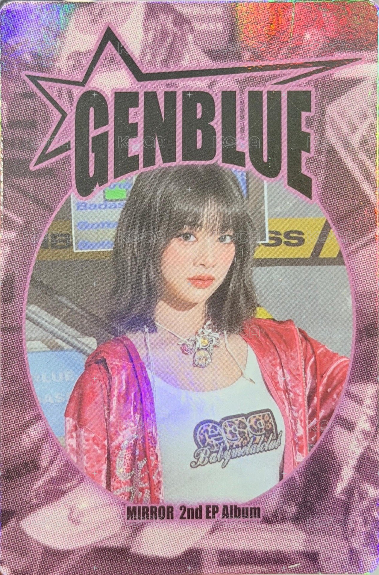 2nd EP Album - MIRROR 專輯卡 ID CARD 正面