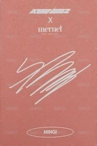 ATEEZ x MERNEL 代言卡 2.0 A ver. 背面