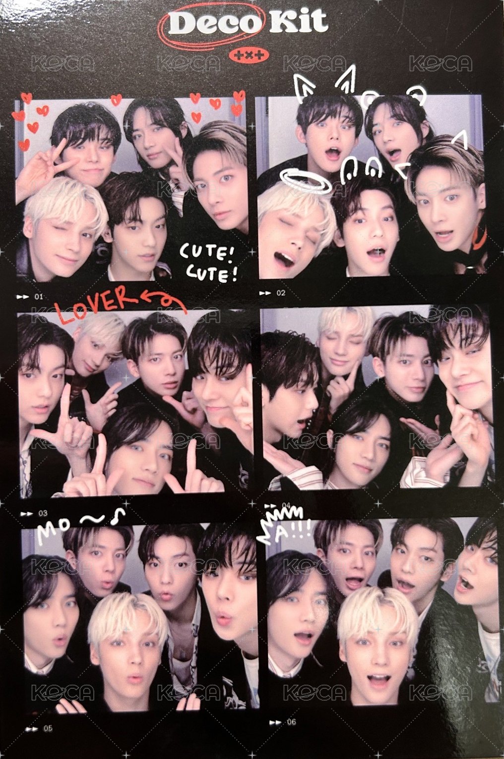 22 DECO KIT 人生四格卡  正面