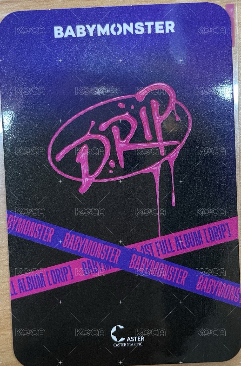 DRIP 滿額卡  背面