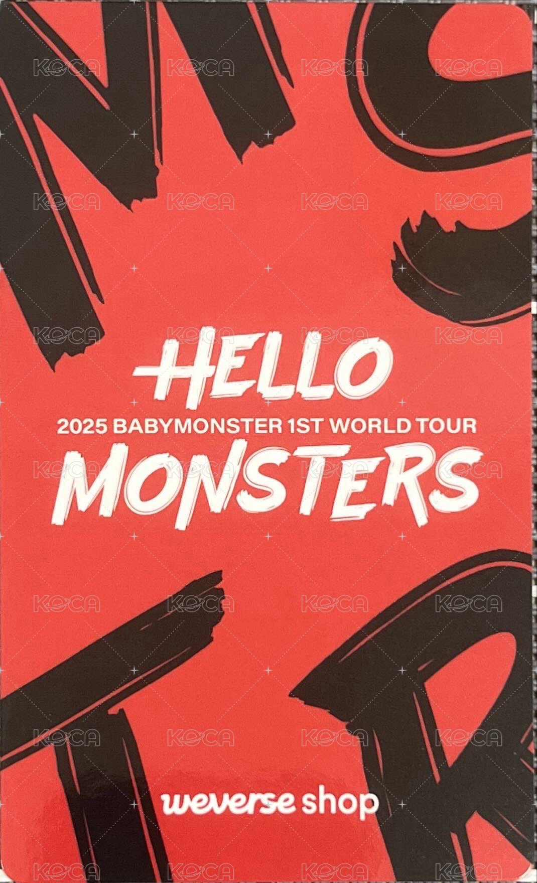 25世巡 台北展位 入場卡 / 場限卡 ver.A 背面